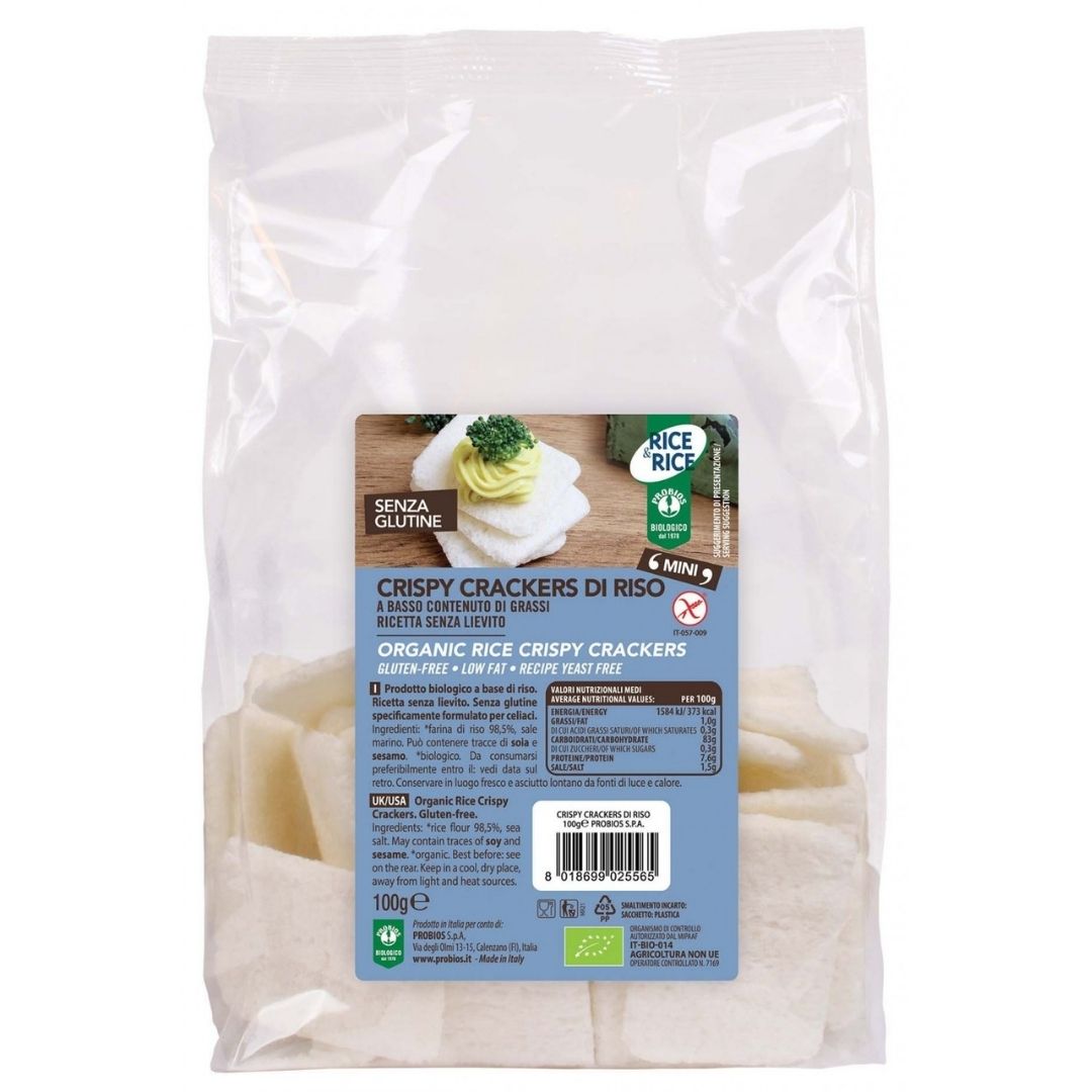 CRISPY CRACKER DI RISO - MINI 100G